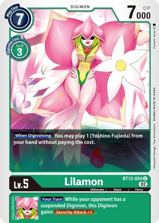 Lilamon [BT13-054] [Versus Royal Knights Booster] - Trinity Hobby