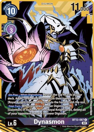 Dynasmon [BT13-087] (Alternate Art) [Versus Royal Knights Booster] - Trinity Hobby