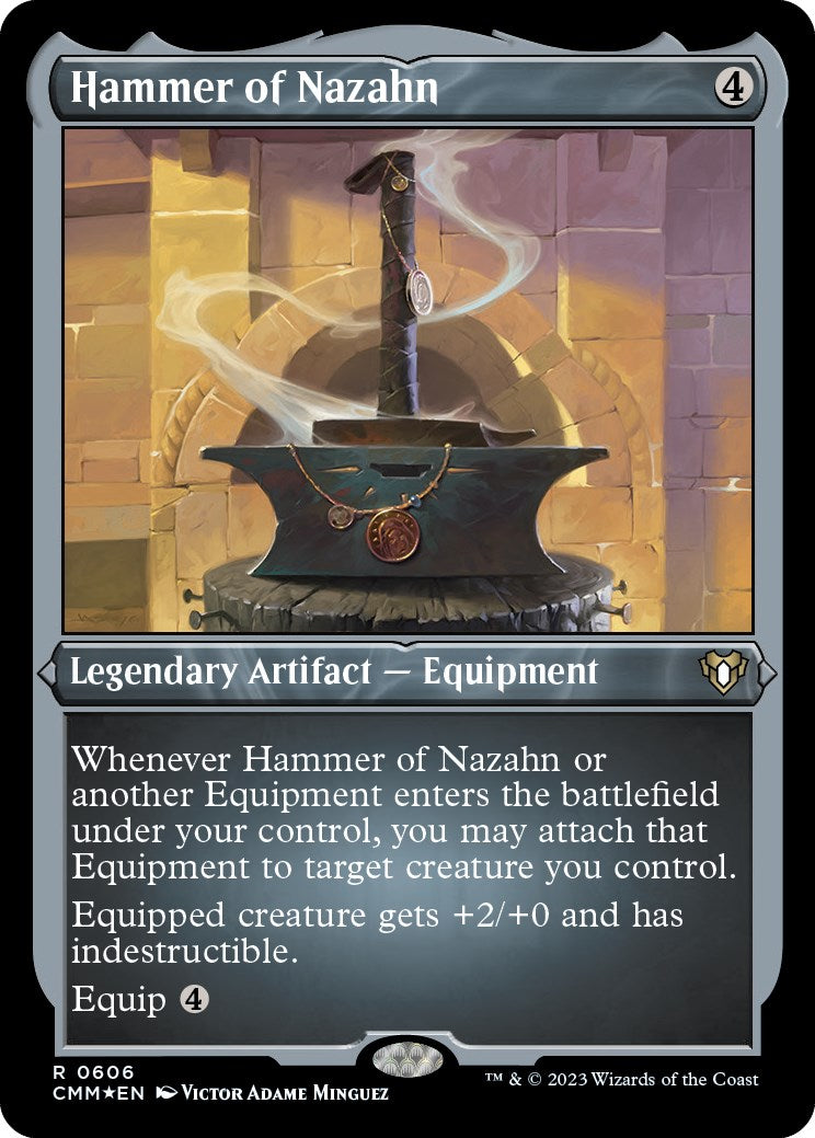 Hammer of Nazahn (Foil Etched) [Commander Masters] - Trinity Hobby