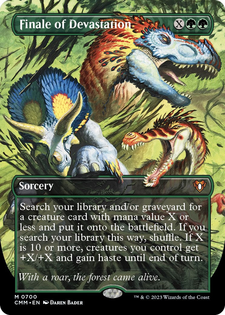 Finale of Devastation (Borderless Alternate Art) [Commander Masters] - Trinity Hobby