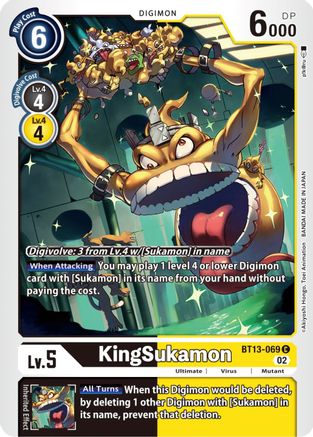 KingSukamon [BT13-069] [Versus Royal Knights Booster] - Trinity Hobby