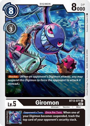 Giromon [BT13-071] [Versus Royal Knights Booster] - Trinity Hobby