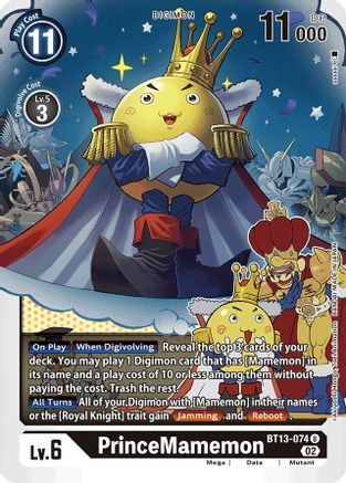 PrinceMamemon [BT13-074] [Versus Royal Knights Booster] - Trinity Hobby