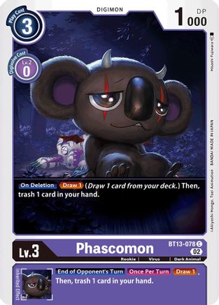 Phascomon [BT13-078] [Versus Royal Knights Booster] - Trinity Hobby