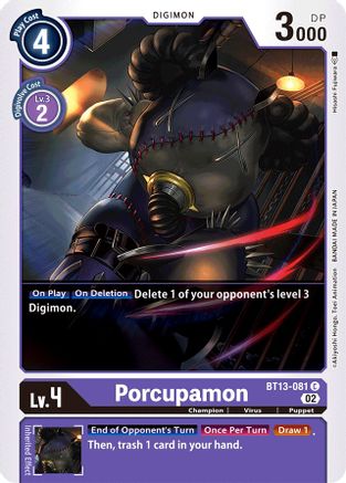 Porcupamon [BT13-081] [Versus Royal Knights Booster] - Trinity Hobby