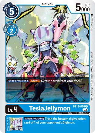 TeslaJellymon [BT13-026] [Versus Royal Knights Booster] - Trinity Hobby