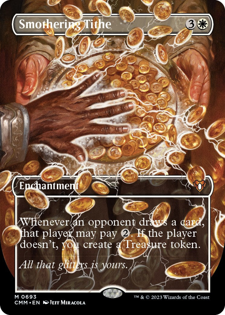 Smothering Tithe (Borderless Alternate Art) [Commander Masters] - Trinity Hobby