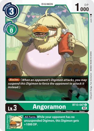 Angoramon [BT13-047] [Versus Royal Knights Booster] - Trinity Hobby
