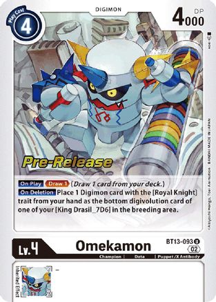 Omekamon [BT13-093] [Versus Royal Knights Booster Pre-Release Cards] - Trinity Hobby