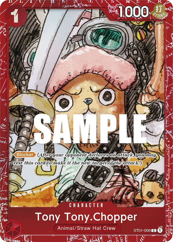 Tony Tony.Chopper (Premium Card Collection -ONE PIECE FILM RED Edition-) (ST01-006) - [One Piece Promotion Cards] Foil - Trinity Hobby