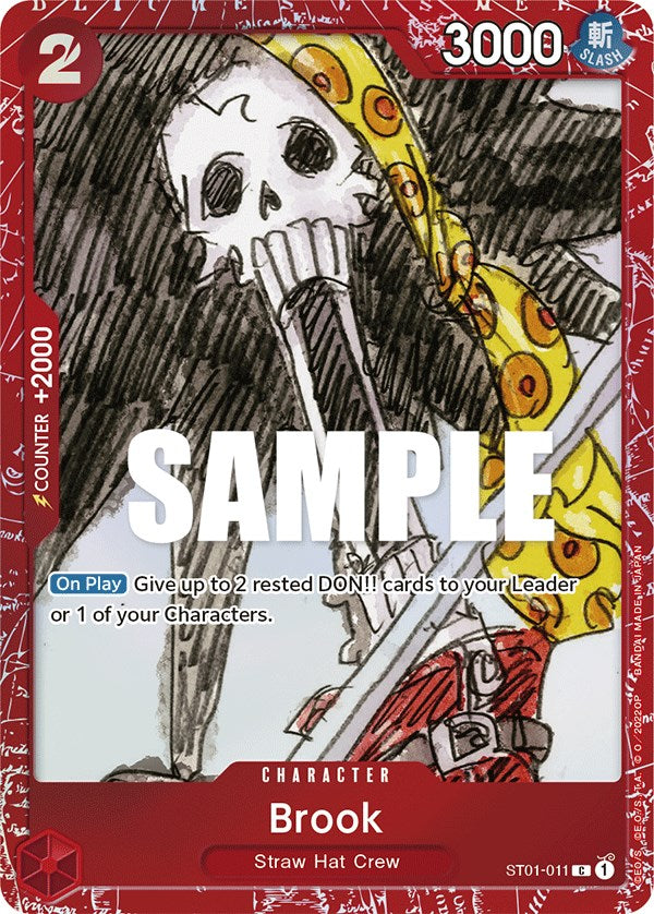 Brook (Premium Card Collection -ONE PIECE FILM RED Edition-) (ST01-011) - [One Piece Promotion Cards] Foil - Trinity Hobby
