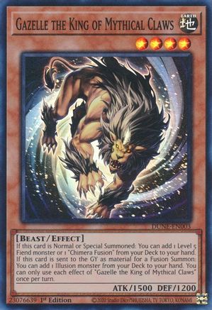 Gazelle the King of Mythical Claws [DUNE-EN003] Super Rare - Trinity Hobby
