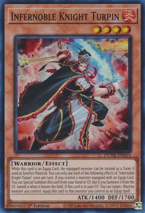 Infernoble Knight Turpin [DUNE-EN014] Super Rare - Trinity Hobby