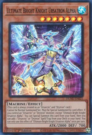 Ultimate Bright Knight Ursatron Alpha [DUNE-EN021] Super Rare - Trinity Hobby