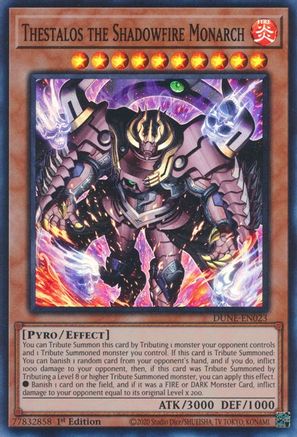 Thestalos the Shadowfire Monarch [DUNE-EN023] Super Rare - Trinity Hobby