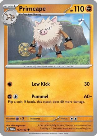 Primeape (Cosmos Holo) - (107/193) Holofoil [Miscellaneous Cards & Products]