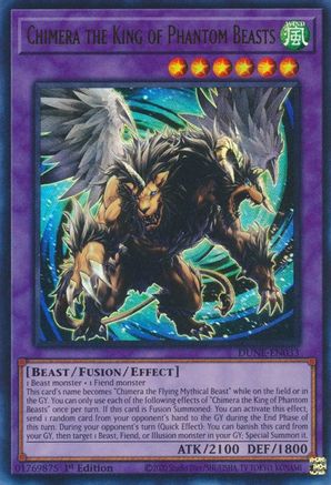 Chimera the King of Phantom Beasts [DUNE-EN033] Ultra Rare - Trinity Hobby
