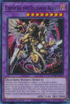 Chimera the Illusion Beast [DUNE-EN034] Super Rare - Trinity Hobby
