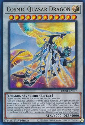 Cosmic Quasar Dragon [DUNE-EN037] Ultra Rare - Trinity Hobby