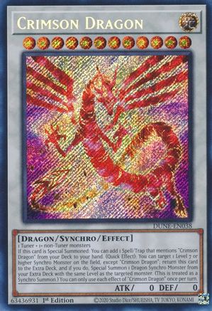Crimson Dragon [DUNE-EN038] Secret Rare - Trinity Hobby
