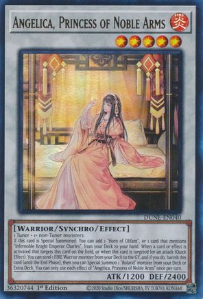 Angelica, Princess of Noble Arms [DUNE-EN040] Ultra Rare - Trinity Hobby