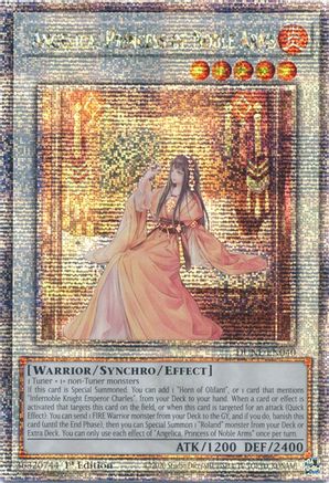 Angelica, Princess of Noble Arms [DUNE-EN040] Quarter Century Secret Rare - Trinity Hobby