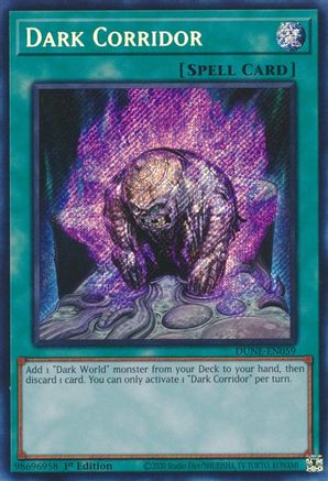 Dark Corridor [DUNE-EN059] Secret Rare - Trinity Hobby