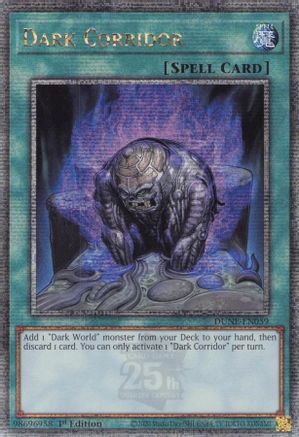 Dark Corridor [DUNE-EN059] Quarter Century Secret Rare - Trinity Hobby