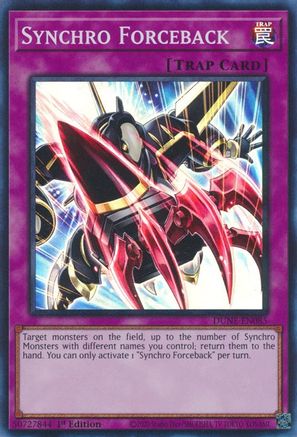 Synchro Forceback [DUNE-EN085] Super Rare - Trinity Hobby