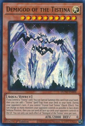 Demigod of the Tistina [DUNE-EN088] Ultra Rare - Trinity Hobby
