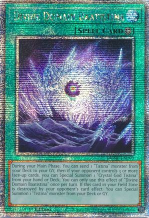 Divine Domain Baatistina [DUNE-EN090] Quarter Century Secret Rare - Trinity Hobby