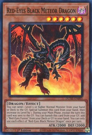Red-Eyes Black Meteor Dragon [DUNE-EN095] Super Rare - Trinity Hobby