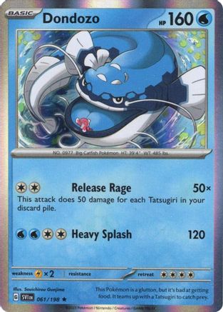 Dondozo (Line Holo) - (061/198) Holofoil [Miscellaneous Cards & Products]