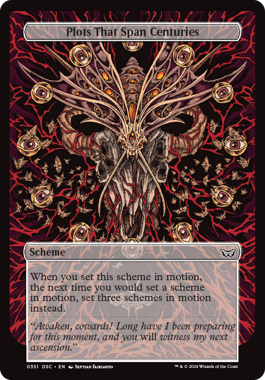 Plots That Span Centuries (Full Art) [Duskmourn: Archenemy] - Trinity Hobby