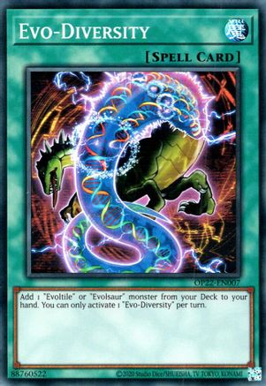 Evo-Diversity [OP22-EN007] Super Rare - Trinity Hobby