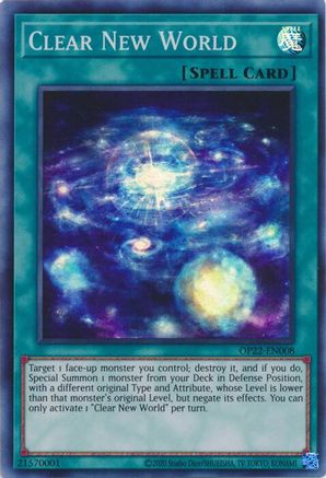 Clear New World [OP22-EN008] Super Rare - Trinity Hobby