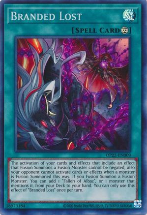 Branded Lost [OP22-EN009] Super Rare - Trinity Hobby