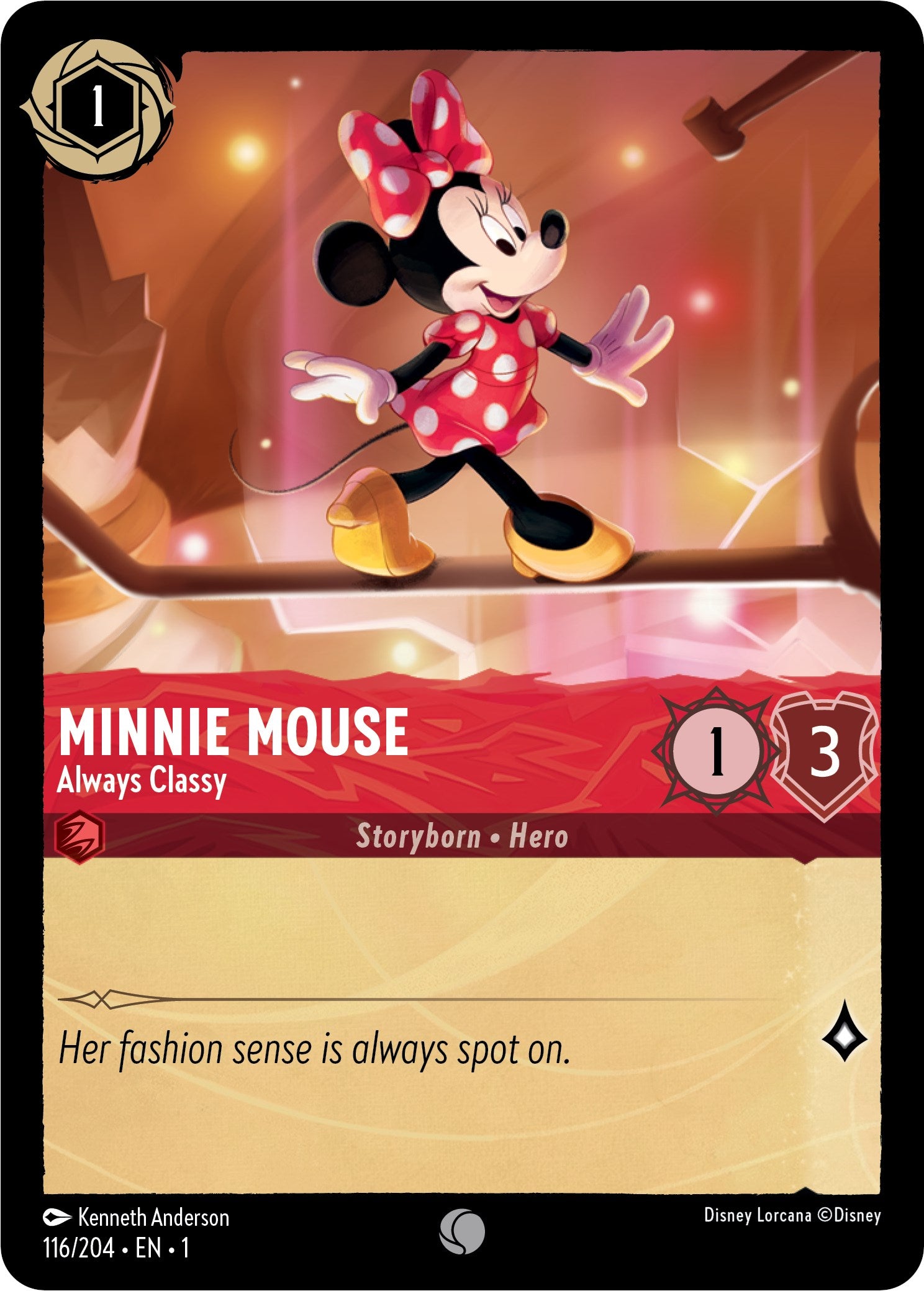 Minnie Mouse - Always Classy (116/204) [The First Chapter] - Trinity Hobby