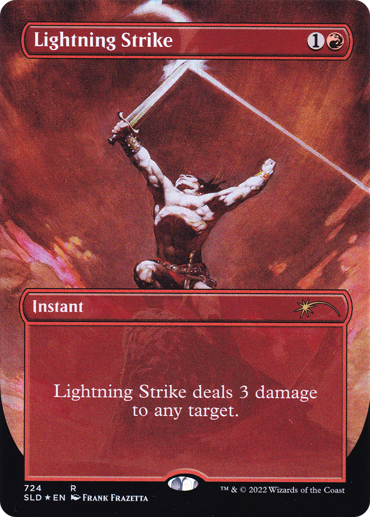 Lightning Strike (Borderless) [Secret Lair Drop Promos] - Trinity Hobby