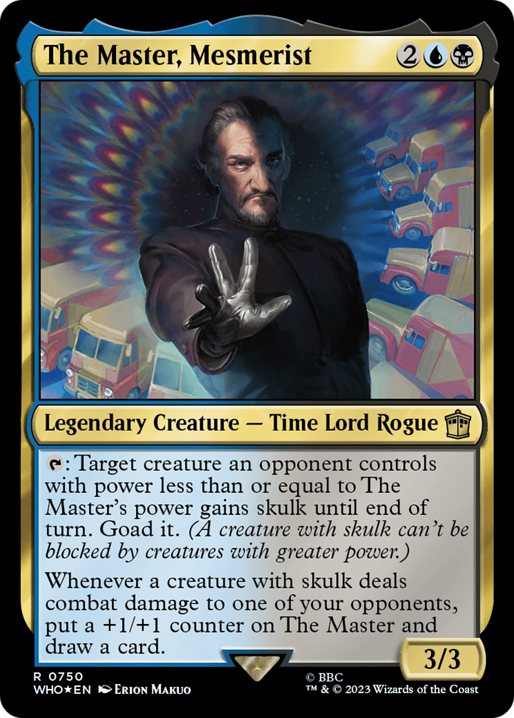 The Master, Mesmerist (Surge Foil) [Doctor Who] - Trinity Hobby