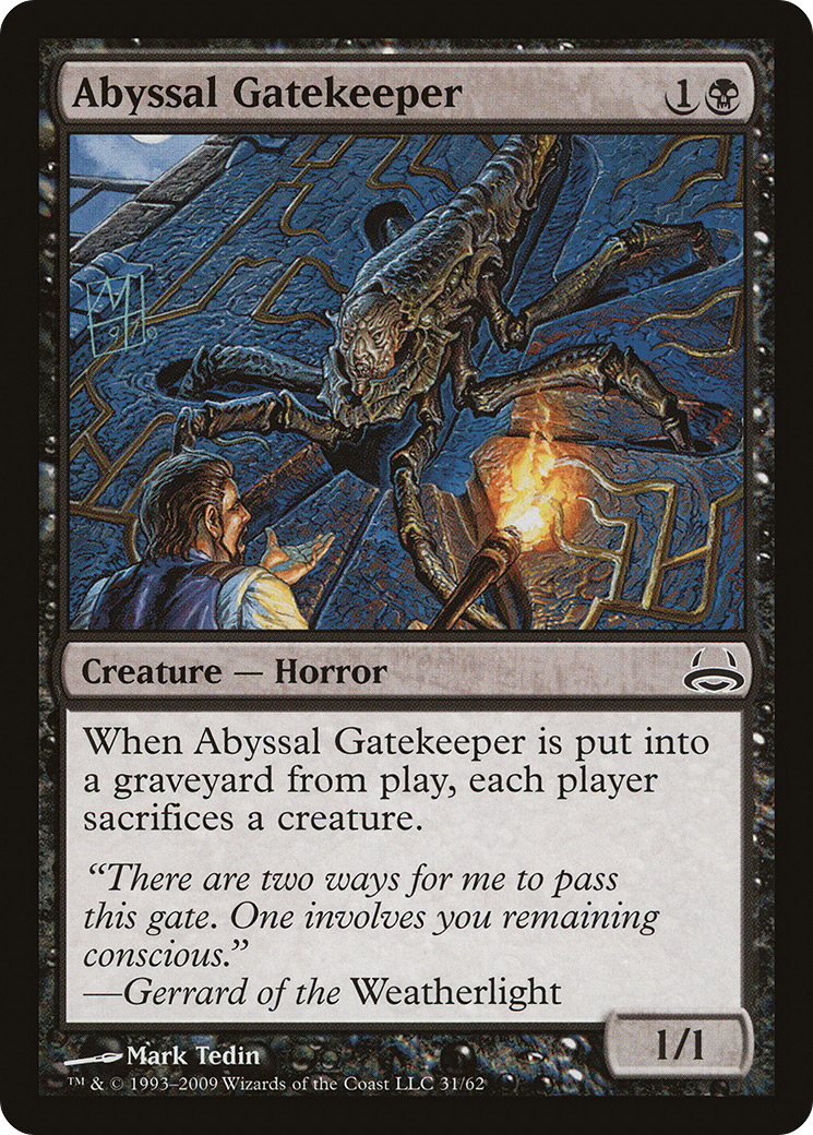 Abyssal Gatekeeper [Duel Decks: Divine vs. Demonic] - Trinity Hobby