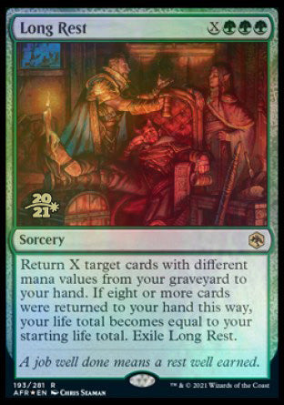 Long Rest [Dungeons & Dragons: Adventures in the Forgotten Realms Prerelease Promos] - Trinity Hobby