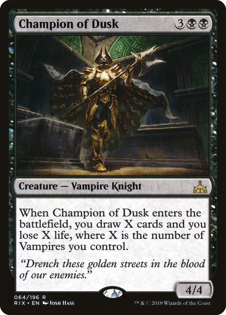 Champion of Dusk [Rivals of Ixalan] - Trinity Hobby