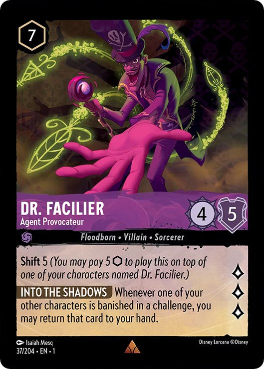 Dr. Facilier - Agent Provocateur (37/204) [The First Chapter] - Trinity Hobby