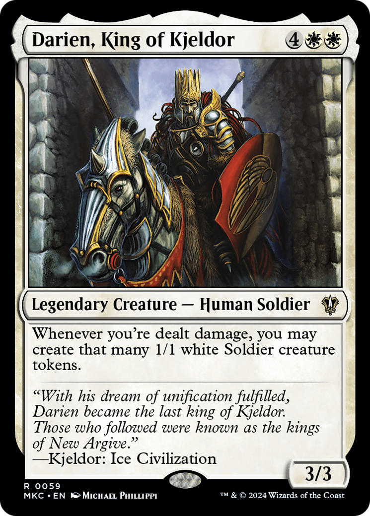 Darien, King of Kjeldor [Murders at Karlov Manor Commander] - Trinity Hobby