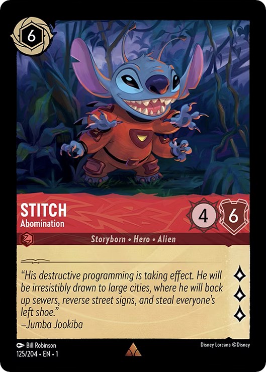 Stitch - Abomination (125/204) [The First Chapter] - Trinity Hobby