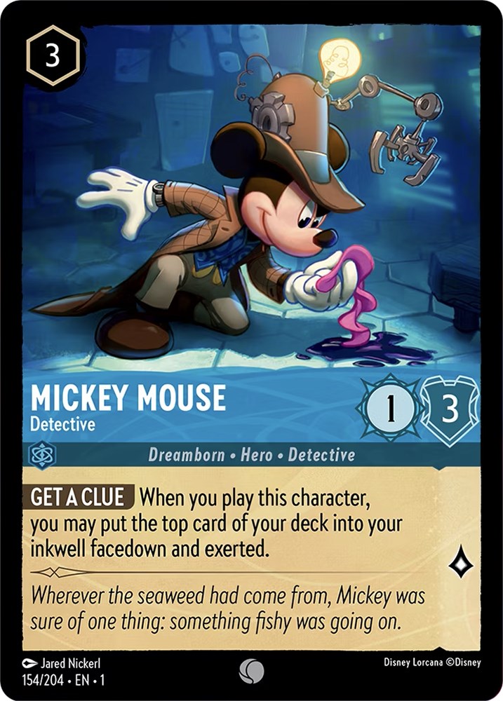 Mickey Mouse - Detective (154/204) [The First Chapter] - Trinity Hobby
