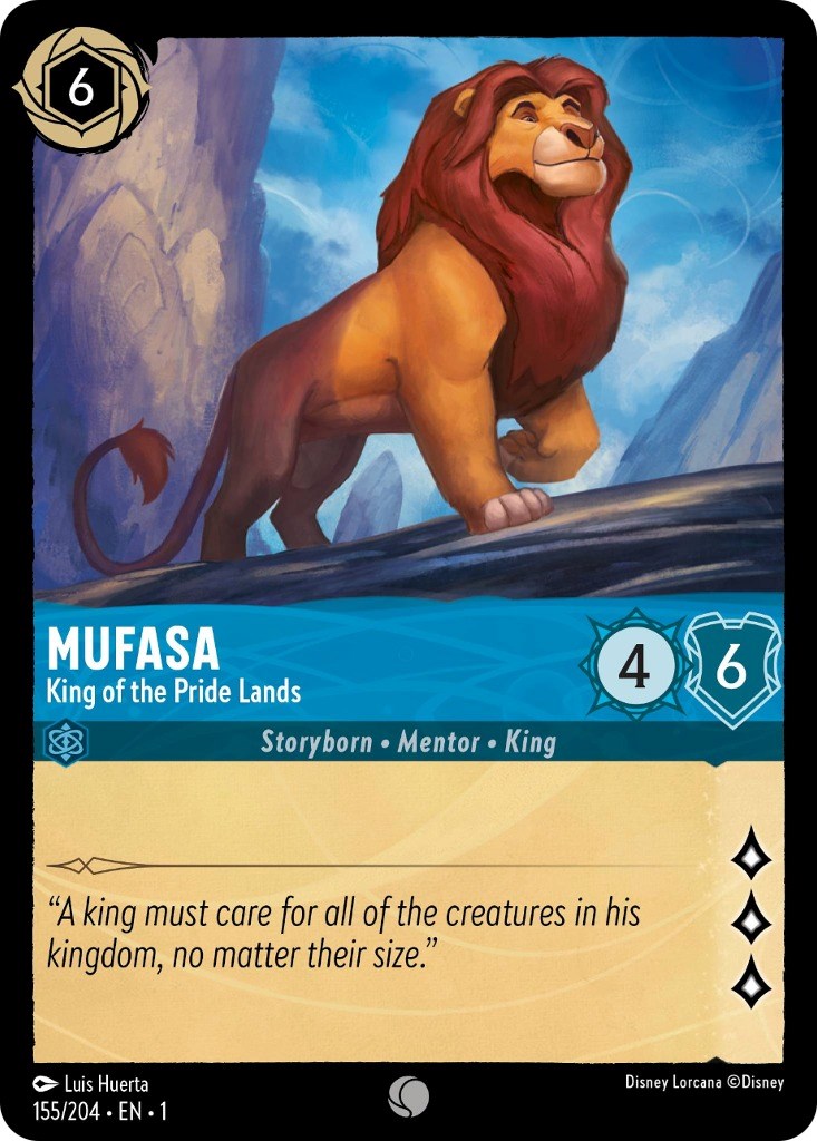 Mufasa - King of the Pride Lands (155/204) [The First Chapter] - Trinity Hobby
