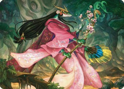 Sakiko, Mother of Summer Art Card  (ASCMM-024) - [Art Series: Commander Masters]