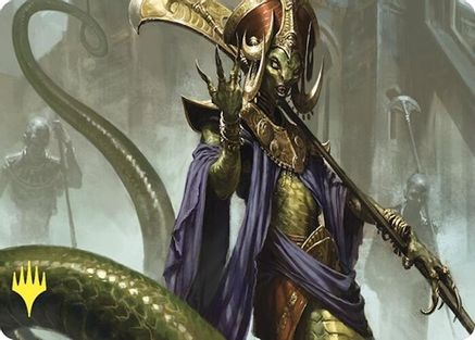 Sidisi, Brood Tyrant Art Card (Gold-Stamped)  (ASCMM-029) - [Art Series: Commander Masters]